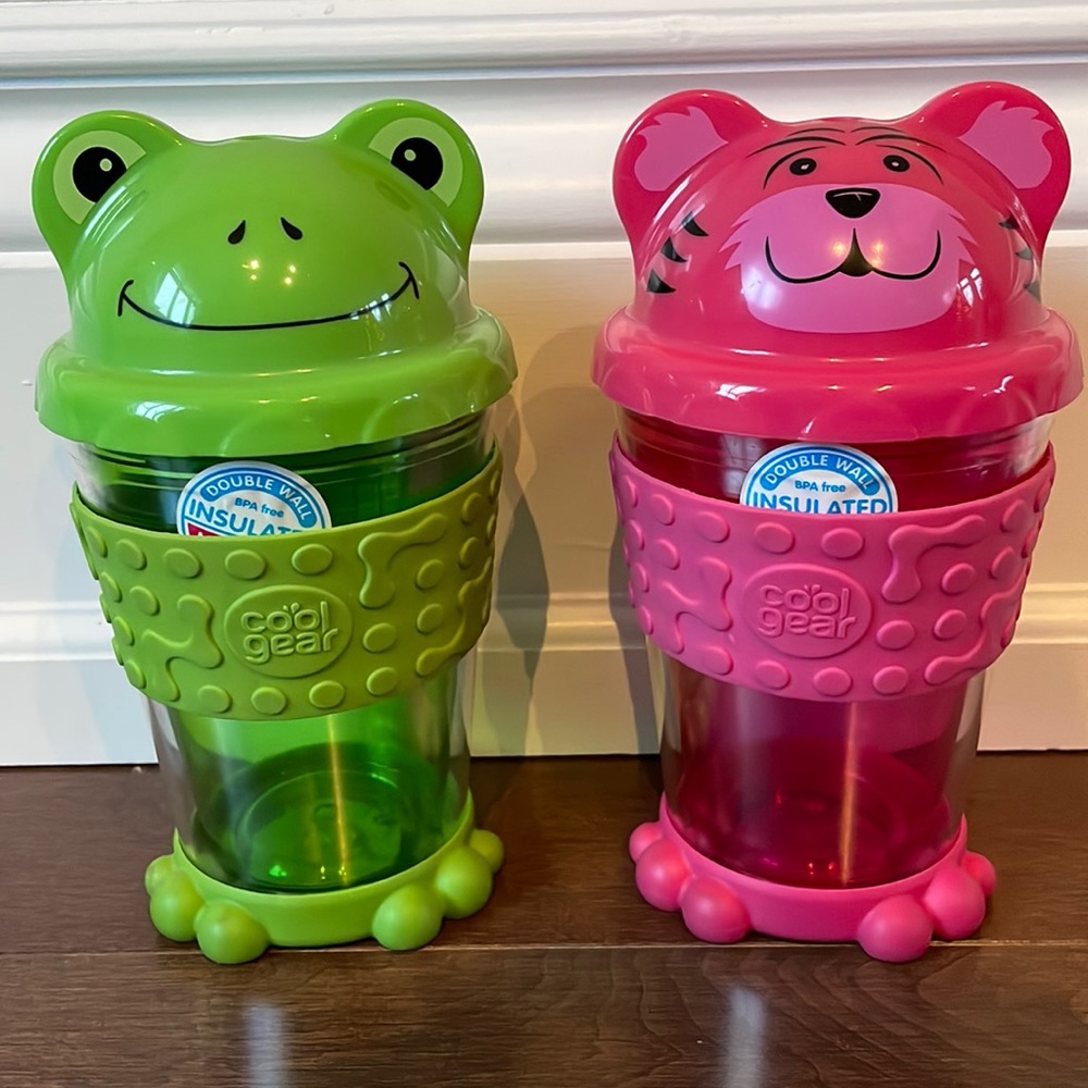 Set of 2 kids travel cups